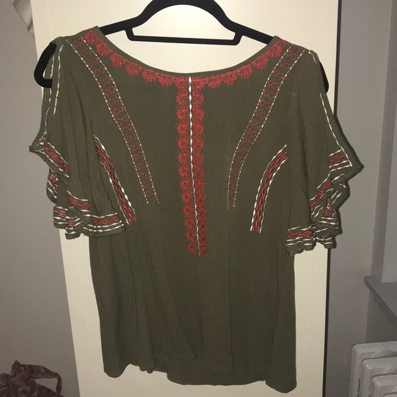 Olive Green Top - Picture 1 of 4